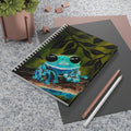 Spiral Notebook — Cute Blue Tree Frog Art Journal