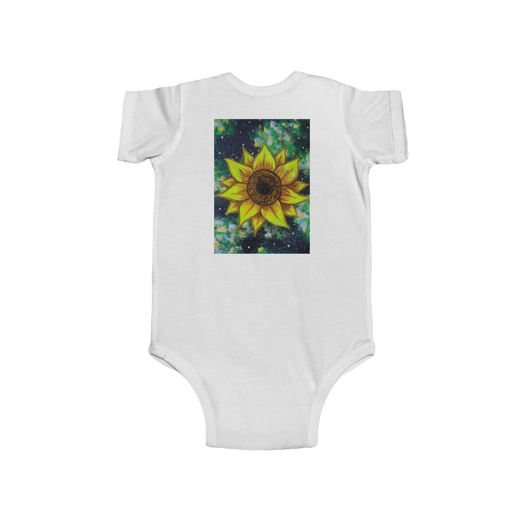 Sunflower Baby Bodysuit — Bright Floral Infant Onesie