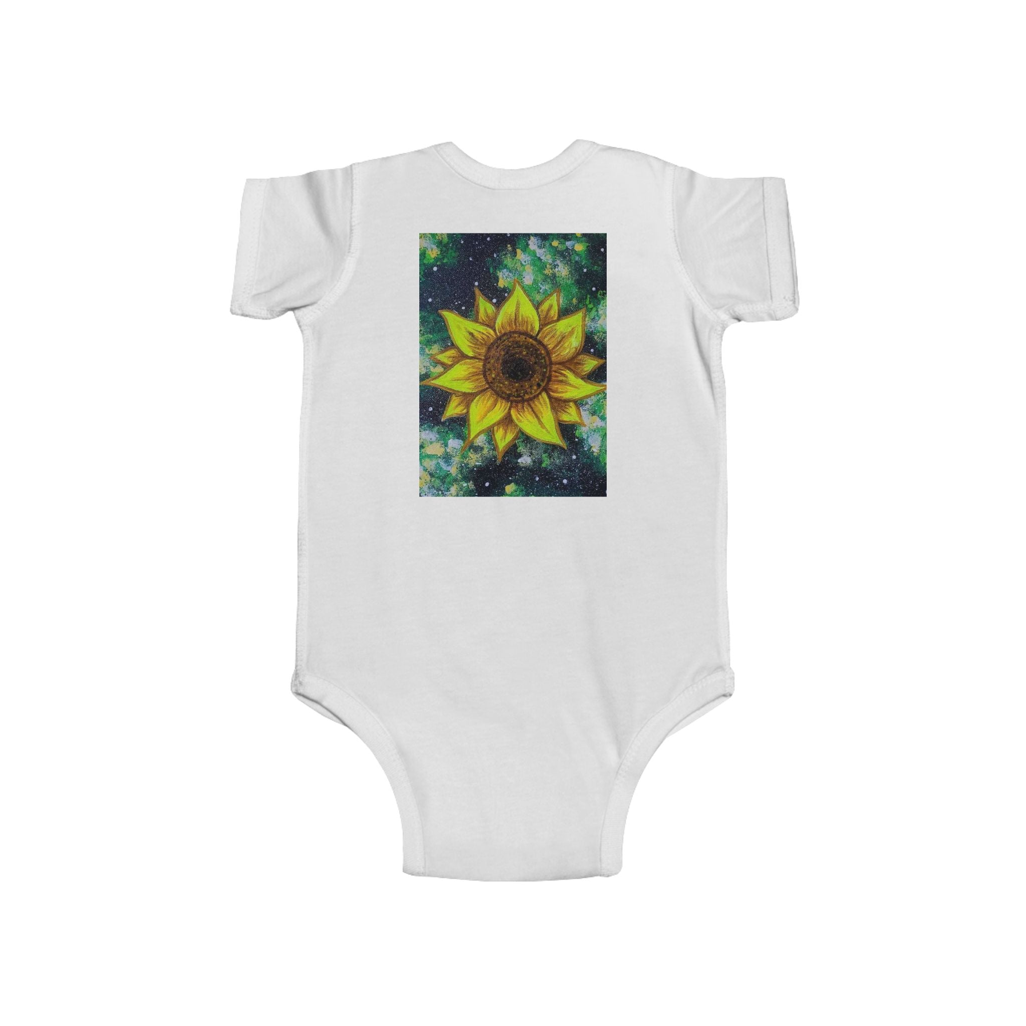 Sunflower Baby Bodysuit — Bright Floral Infant Onesie