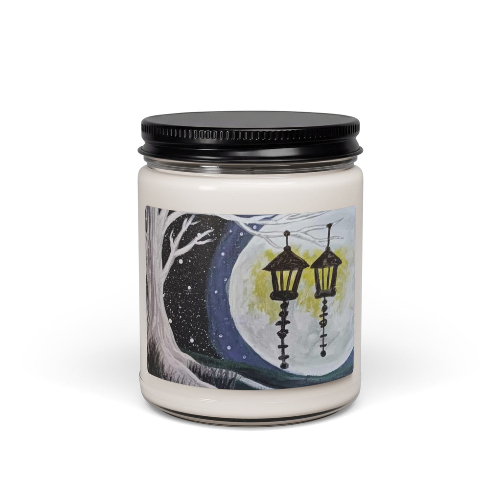 Moonlit Lantern Soy Candle — 9oz Scented Jar