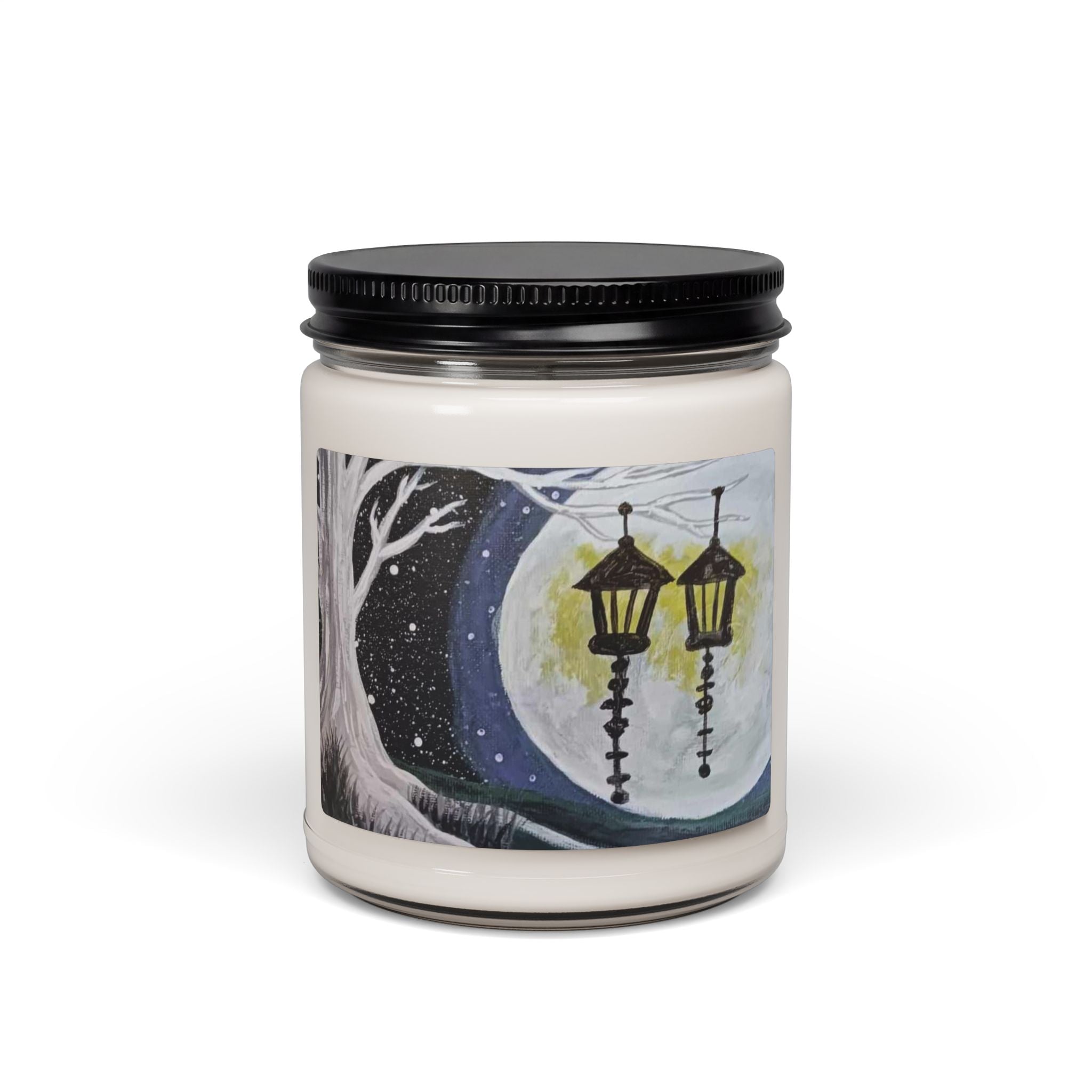 Moonlit Lantern Soy Candle — 9oz Scented Jar
