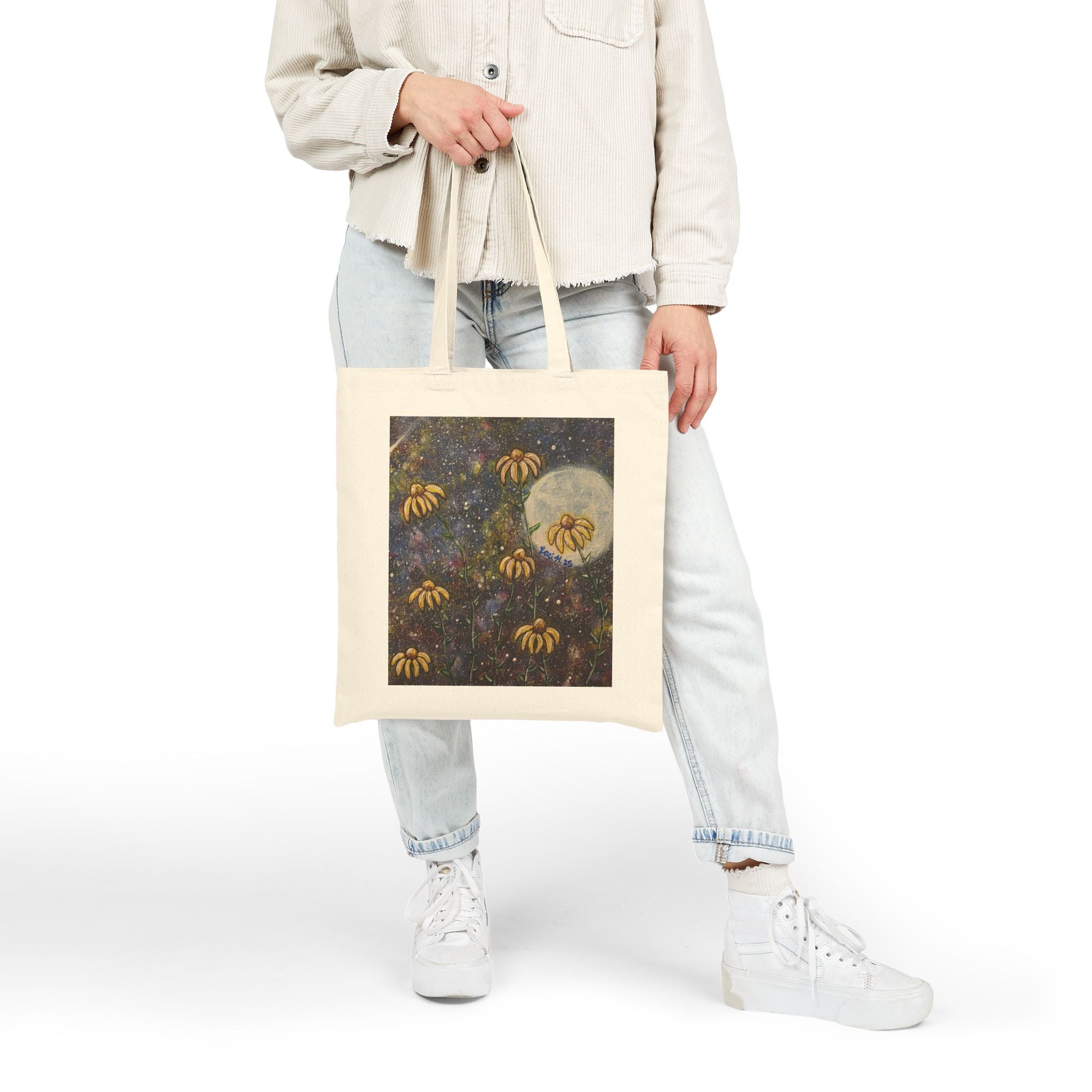 Moonlit Black-Eyed Susans Tote