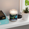 Space Pineapple Soy Candle — 9 oz Scented Jar (Cosmic Tropical Vibes)